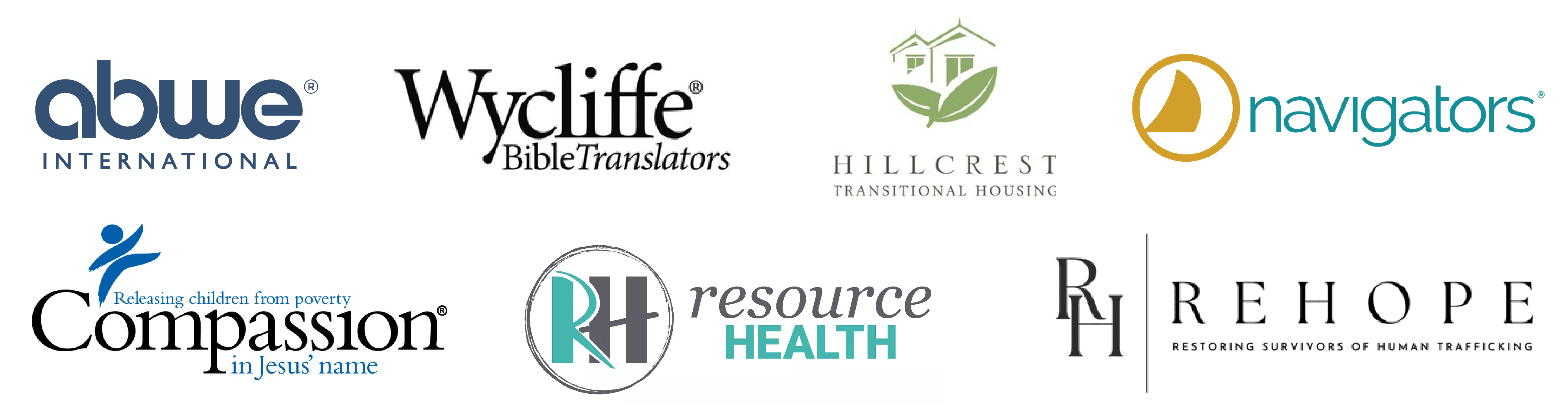 Non-Profit Logos 2023 Nonprofit Partnerships